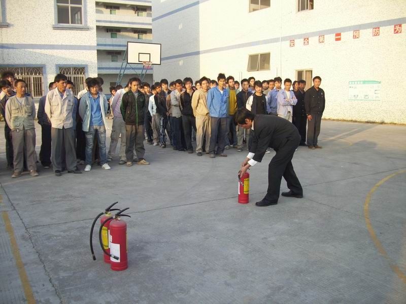 2008年深圳企業消防演練